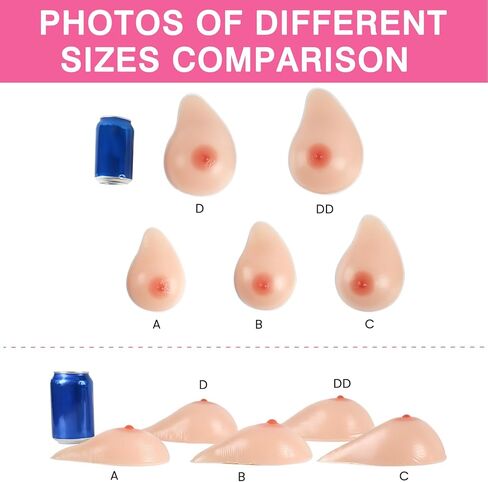 Vollence One Piece Side Silicone Breast Forms irregular Fake Boobs Mastectomy Prosthesis Bra Pad Enhancers in Saudi Arabia