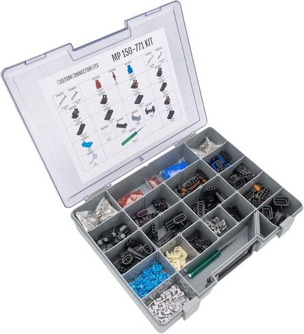 Delphi Metri-Pack Connector Kit MP-150-771: Sealed Automotive Electrical Connectors 24-18 Gauge 771 Piece Kit in Saudi Arabia