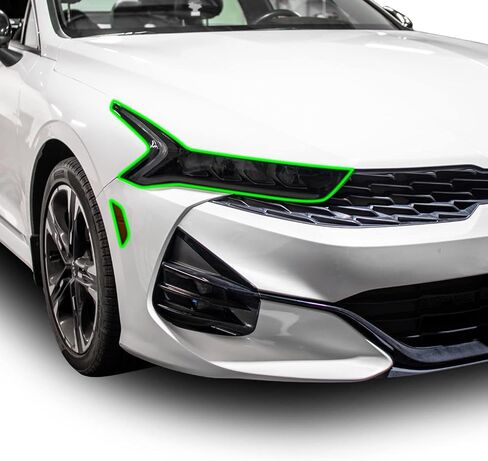 BOGAR TECH DESIGNS Full Headlight Taillight Reflector Sidemarker and Third Brake Light Tint Film Kit Compatible with Kia K5 2021-2024, Dark Smoke in Saudi Arabia