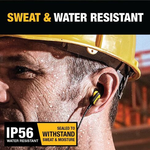 DEWALT Jobsite USB C Headphones for iPad/iPhone 15/16 Pro Max, Corded Type C Earphones, USB C Ear Buds Wired w/Microphone, Volume Control Module, Compatible w/MacBook, Samsung S23 Ultra, LG, OnePlus in Kuwait