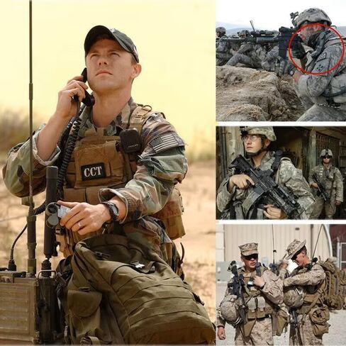Fumei Z مكبر صوت عسكري تكتيكي محمول باليد مع ميكروفون PTT متوافق مع جهاز Kenwood HYT Walkie-Talkie in Saudi Arabia