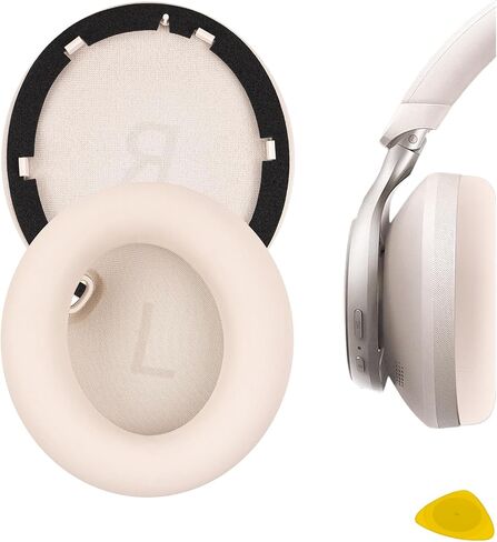 وسائد أذن بديلة من Geekria QuickFit لسماعات Anker Soundcore Space One، وسائد أذن لسماعات الرأس، وقطع إصلاح غطاء أكواب الأذن (أزرق) in Saudi Arabia