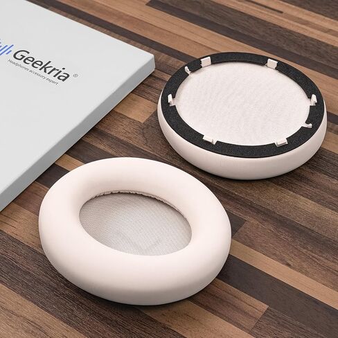 وسائد أذن بديلة من Geekria QuickFit لسماعات Anker Soundcore Space One، وسائد أذن لسماعات الرأس، وقطع إصلاح غطاء أكواب الأذن (أزرق) in Saudi Arabia