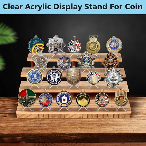48 Packs (Height 2.68 Inches) Card Display Stands Clear,Small Acrylic Easel Stand Clear,for Display Challenge Medals,Graded Card,Baseball Card,Sports Cards,Trading Cards,Coin in Kuwait