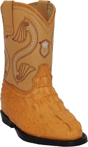 Kids Cowboy Boot Infant Toddler Crocodile Alegator Print Western Boot in Saudi Arabia
