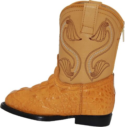 Kids Cowboy Boot Infant Toddler Crocodile Alegator Print Western Boot in Saudi Arabia