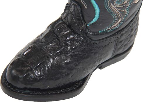 Kids Cowboy Boot Infant Toddler Crocodile Alligator Print Western Boot in Saudi Arabia