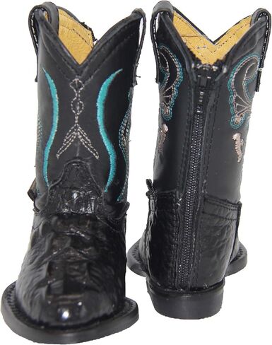 Kids Cowboy Boot Infant Toddler Crocodile Alligator Print Western Boot in Saudi Arabia
