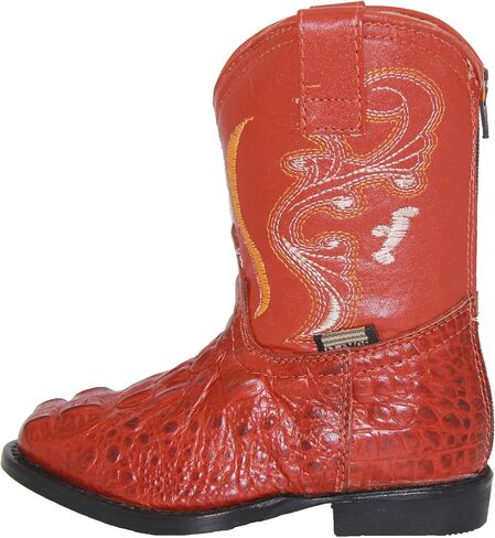 Kids Cowboy Boot Infant Toddler Crocodile Alligator Print Western Boot in Saudi Arabia