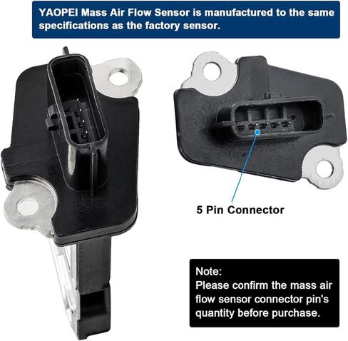MAF Sensor Mass Air Flow Meter ALMERA PRIMERA X-TRAIL 1.5 1.6 1.8 2.2 22680-AW400 22680-7S000 AFH60-24 226807S000 in Kuwait
