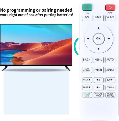 New RC-0013 Remote Control for Benq Mobiuz Monitor EX3210U EX2710U RC0013 in Saudi Arabia