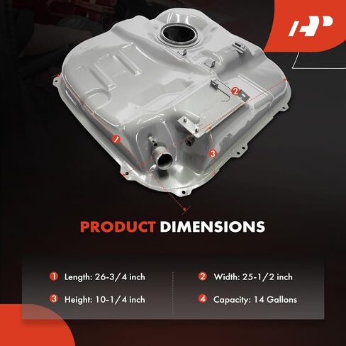 A-Premium Fuel Tank متوافق مع Hyundai Elantra 2007-2012 ، 2.0L ، استبدل# 311502l510 in Saudi Arabia