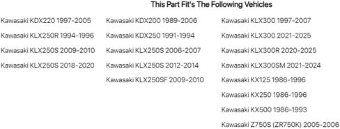 Tusk Wheel Bearing and Seal Kit الخلفية لـ Kawasaki KDX220 1997-2005 in Saudi Arabia
