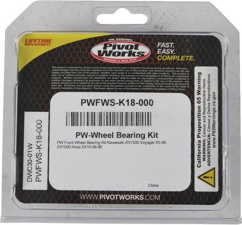 PIVOT WORKS WORKS WHEED KIT PWRWS-H53-000 متوافقة مع/استبدال هوندا CB650 1979-1982 ، CB750 C 1980-1982 ، CB750A 1976-1978 ، CB750K 1977-1982 ، CB750L 1979 in Kuwait