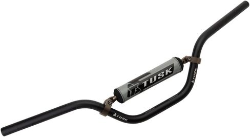 Tusk T-10 Aluminum 7/8" Handlebar Mini KX Low Bend Black for Kawasaki KX100 1995-2009,2011-2021 in Saudi Arabia