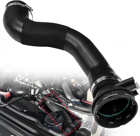 HC3Z-6F073-B Turbo Intercooler Outlet Tube Compatible with 2017-2019 Ford F-250 F-350 Super Duty 6.7L Powerstroke Replace HC3Z6F073B in Saudi Arabia