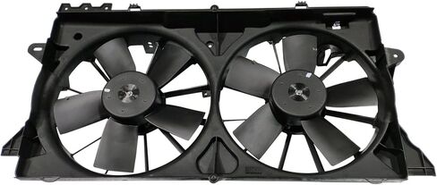 PartsFlow Engine Cooling Fan Assembly for 2010 2011 2012 2013 2014 Ford F-150 Expedition for 2010 2011 2012 2013 2014 2015 2016 2017 Lincoln Navigator 620-422 in Saudi Arabia