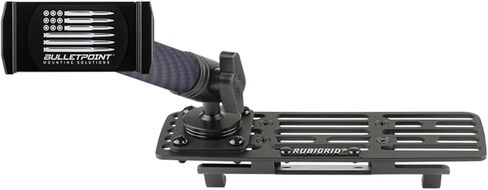 Bulletpoint Dash Mount Cell Phone Holder Compatible with 2013-2018 RAM Truck & 2019+ RAM 1500 Classic 20mm Ball Mount - Compatible with iPhone and Android Smartphones (Single Ball with Phone Holder) in Saudi Arabia