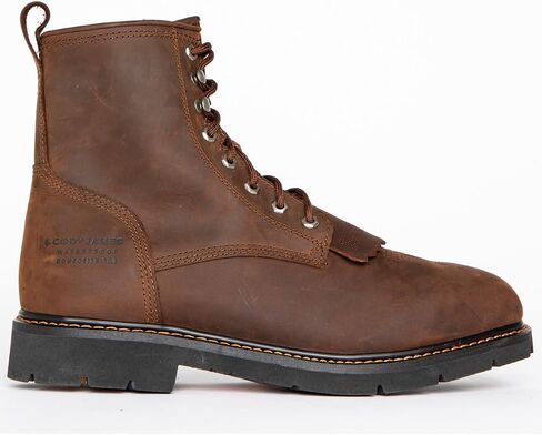 Cody James Men's 8" Mustang Lace-Up Kiltie Waterproof Work Boot Composite - Cwpr8 in Saudi Arabia