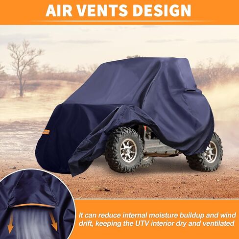 X AutoHaux UTV Cover for Polaris RZR Trail Sport 2 Toels مقاومة للماء جنبًا in Saudi Arabia