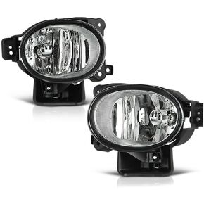 for TL Type S Crystal Clear Front Bumper Foglights Lamp Bulb FL-ATL08-C,Fitment Tested in Kuwait
