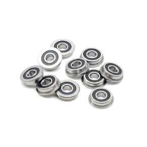F695 2rs Flanged Bearing 5x13x4 mm, Black Sealed Precision A9 3D Printer F695rs Bearings for VORON Belted RC, Pack of 10 Pcs in Kuwait