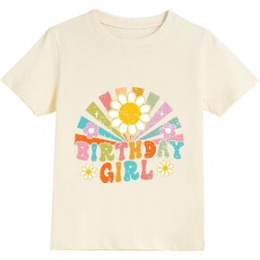 Birthday Girls Shirt 2nd 3rd 4th 5th 6th 7th 8th 9th Toddler Girl Birthday Outfit Kids Gift T-Shirts Party Tops in Kuwait