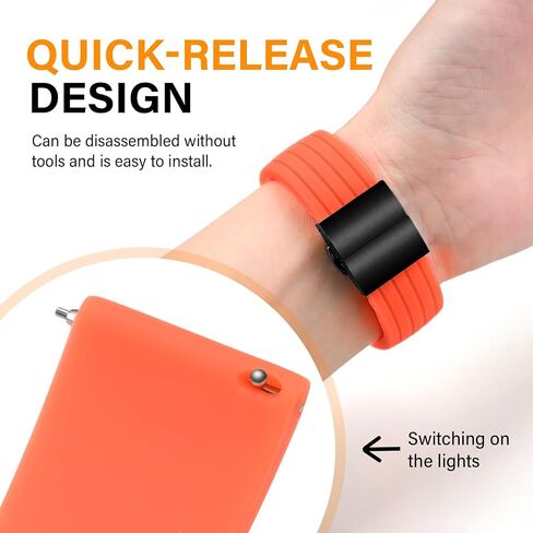 ULLCHRO SILICONE WATTER STRAP استبدال شريط ساعة مطاطية شريط مقاوم للماء - 14 ملم ، 16 مم ، 18 مم ، 20 مم ، 22 مم ، 24 ملم سوار الساق مع مشبك الفولاذ المقاوم للصدأ الأسود in Kuwait