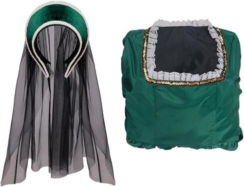 Tudor فترة آن Boleyn زي النساء عصر النهضة Tudor الأميرة الملكة إليزابيثية الأزياء ثوب الكرة in Kuwait