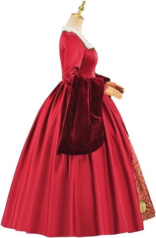 Tudor فترة آن Boleyn زي النساء عصر النهضة Tudor الأميرة الملكة إليزابيثية الأزياء ثوب الكرة in Kuwait