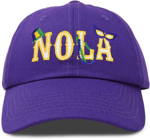 New Orleans NOLA Hat Womens Embroidered Baseball Cap in Kuwait