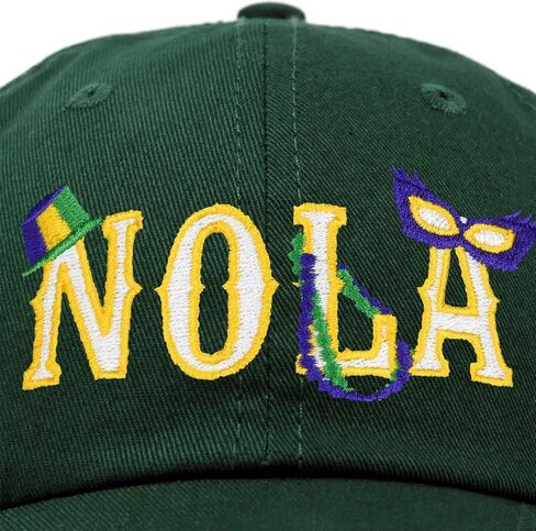New Orleans NOLA Hat Womens Embroidered Baseball Cap in Kuwait