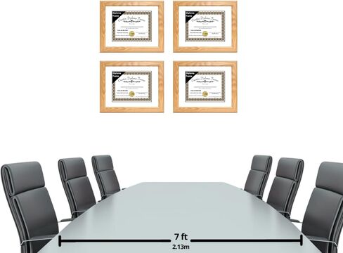 إطارات الصورة الإبداعية 11x14 إطار دبلوم البلوط مع زجاج حصيرة أسود وشماعات الجدار المثبتة | يحتفظ الإطار بوسائل الإعلام 16x20 بدون حصيرة in Kuwait