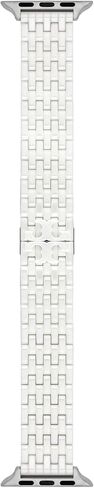 سوار Tory Burch النسائي Eleanor Designer قابل للتبديل لساعة Apple Watch® متوافق مع السلسلة 1-9 أو SE Apple Watch® in Kuwait