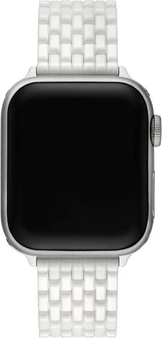 سوار Tory Burch النسائي Eleanor Designer قابل للتبديل لساعة Apple Watch® متوافق مع السلسلة 1-9 أو SE Apple Watch® in Kuwait