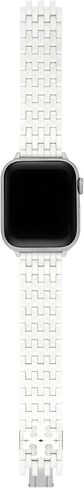 سوار Tory Burch النسائي Eleanor Designer قابل للتبديل لساعة Apple Watch® متوافق مع السلسلة 1-9 أو SE Apple Watch® in Kuwait