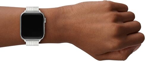 سوار Tory Burch النسائي Eleanor Designer قابل للتبديل لساعة Apple Watch® متوافق مع السلسلة 1-9 أو SE Apple Watch® in Kuwait