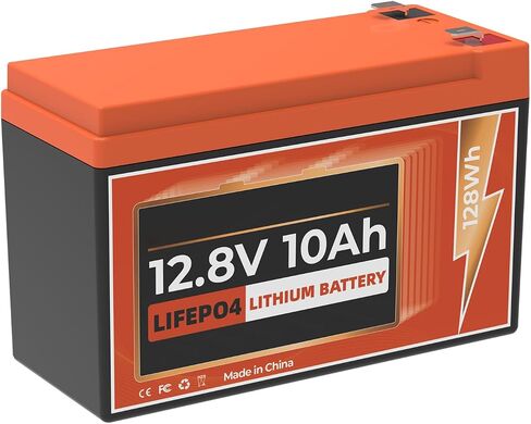 12V 10AH LIFEPO4 Lithium Battery ، 10A BMS ، بطارية ليثيوم خارجية لكاميرا مراقبة تعمل بالطاقة الشمسية ، مكتشف الأسماك ، مصابيح LED ، طاقة النسخ الاحتياطي ، UPS الصغيرة ، تطبيقات خارج الشبكة in Saudi Arabia