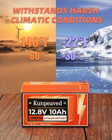12V 10AH LIFEPO4 Lithium Battery ، 10A BMS ، بطارية ليثيوم خارجية لكاميرا مراقبة تعمل بالطاقة الشمسية ، مكتشف الأسماك ، مصابيح LED ، طاقة النسخ الاحتياطي ، UPS الصغيرة ، تطبيقات خارج الشبكة in Saudi Arabia