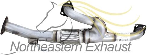 العادم الشمالي الشرقي | الفولاذ المقاوم للصدأ مباشرة الملاءمة فليكس Y-pipe العادم مجموعة متوافقة مع Honda Odyssey 2007 3.5L | شملت الحشيات والبراغي والمكسرات الحرة | جزء استبدال السيارات in Saudi Arabia