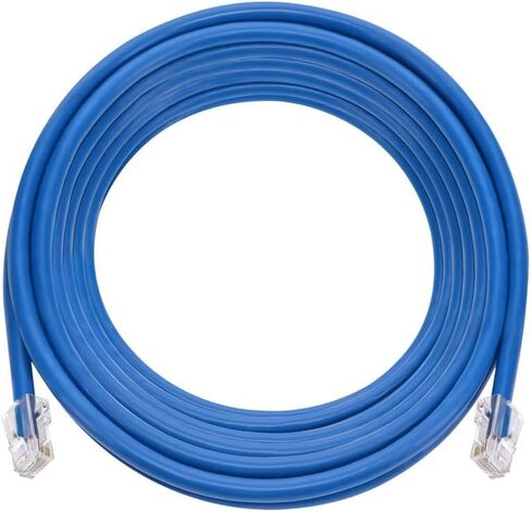 Monoprice Cat6A Patch Cable - 20 Feet - Black | 26AWG, 10G, Bare Copper Conductor, Gold Plated Copper Connector, RJ45, Non-Booted Ethernet Cable in Saudi Arabia