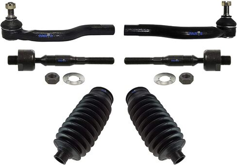 Partsw - 6 PC SPEANSING KIT FOR HONDA CIVIC (2006-2011) 1.8L L4 | يناسب EX ، LX ، DX | يتضمن نهايات قضيب التعادل الخارجي والداخلي + مستنقعات التوجيه in Saudi Arabia