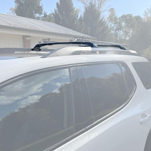 KUAFU 220 LBS Weight Capacity Roof Rack Cross Bars Compatible with 2017-2023 GMC Acadia Replacement for 84223336 Cross Rail Luggage Canoe Kayak Carrier Aluminum Powder Coated in Saudi Arabia