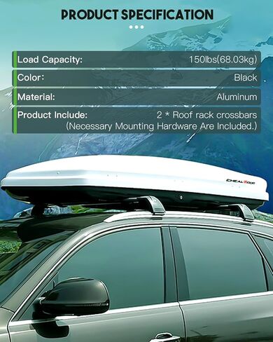 رف سقف مناسب للفترة 2002-2006 لـ H-Onda for CR-V Sport Utility 4-Door ، نماذج Rails الجانبية فقط in Saudi Arabia