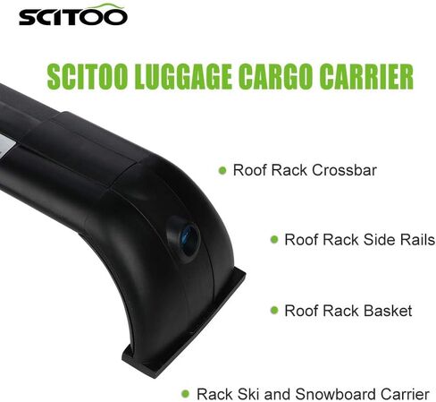 SCITOO fit for Land Rover Range Rover 2002 2003 2004 2005 2006 2007 2008 2009 2010 2011 2012 Aluminum Alloy Roof Top Cross Bar Set Rock Rack Rail in Saudi Arabia