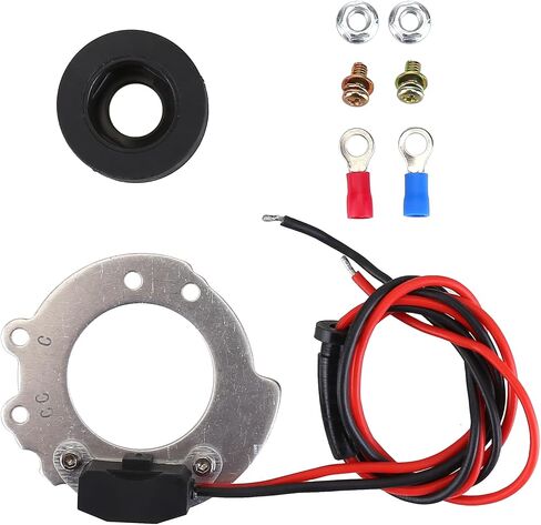 1244A chargetion challive kit fit for tractors 2n 8n 9n 4 cylinder series 500 to 800 side mount mount distributor 12V فقط ، slakerbe electronic chansition kit in Kuwait