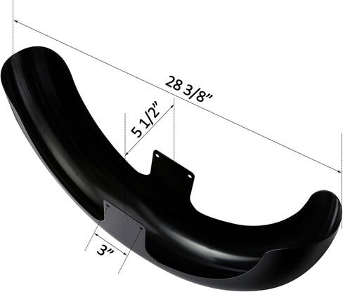 TCMT 23" Front Wheel Rim Dual Disc Flange Wheel Hub Front Fender Fit For Harley Touring Non-ABS/ABS Models Road King Electra Street Road Glide Ultra Limited 1997-2013 in Kuwait