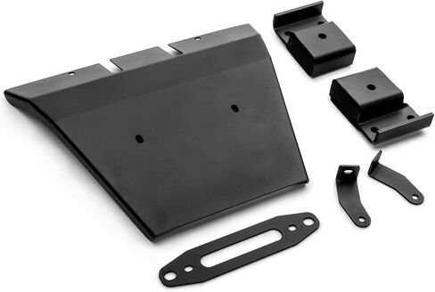 SuperATV Winch-Ready Front Bumper for 2016+ Can-Am Defender HD 5-10 & MAX, 4,500-12,000 lb. Winch Compatible, Heavy Duty Steel Construction, See Fitment, USA Made in Saudi Arabia