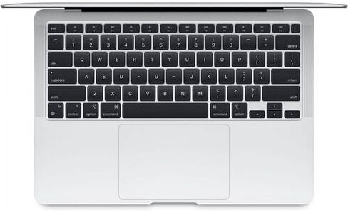 أواخر 2020 Apple MacBook Air مع شريحة Apple M1 (13.3 بوصة، 16 جيجابايت رام، 256 جيجابايت SSD) فضي (متجدد) in Saudi Arabia