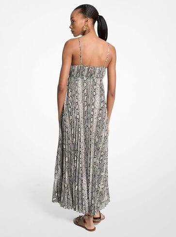 Michael Kors Women's Maxi Pleated Slip Dress in Saudi Arabia